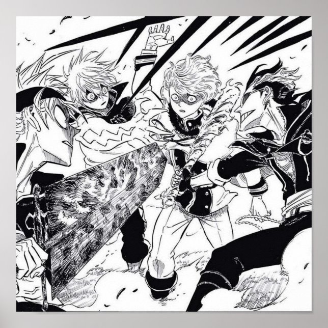 Black Bull rette Finral Black Clover Poster (Vorne)