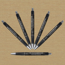Black Business Brand auf Pen Kugelschreiber