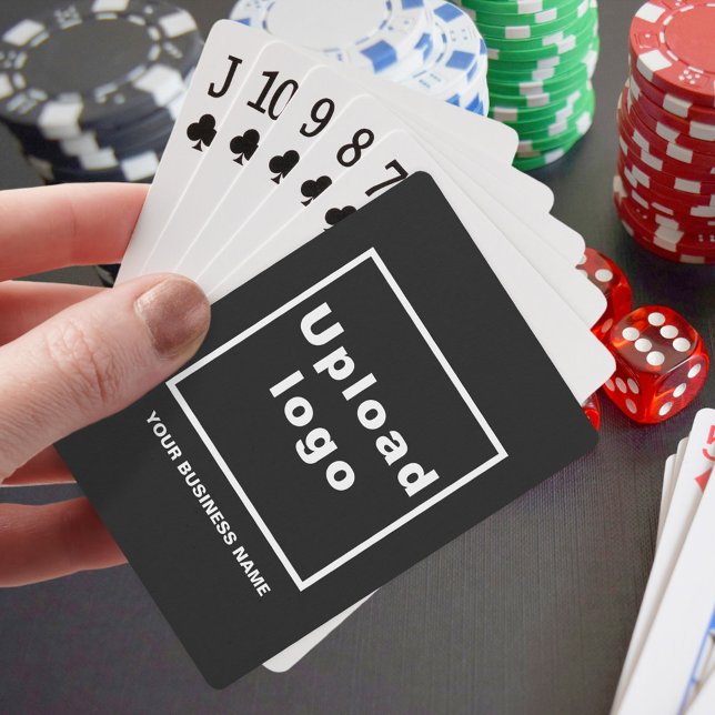 Black Business Brand auf Spielkarten (Black business brand on playing cards)