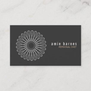 Black Business Card für den persönlichen Koch Whis Visitenkarte