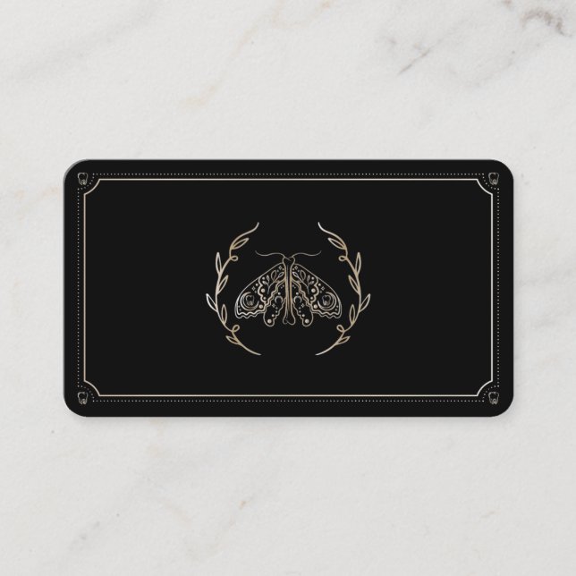 Black Business Card Visitenkarte (Vorderseite)