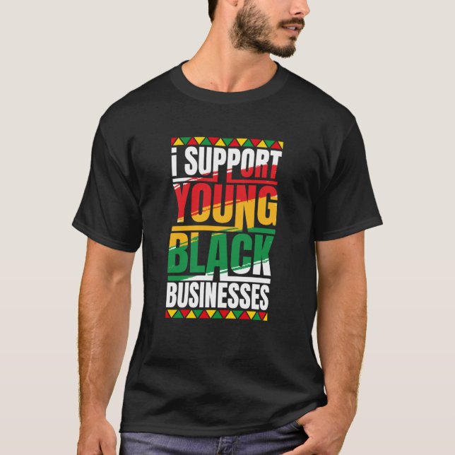 Black Business Owner Black Entrepreneur Black Hist T-Shirt (Vorderseite)