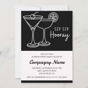 Black Business Party lädt zum Cocktail ein Einladung