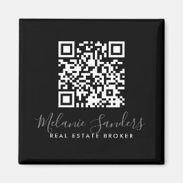 BLACK Business REAL ANWESEN Magnet mit QR CODE