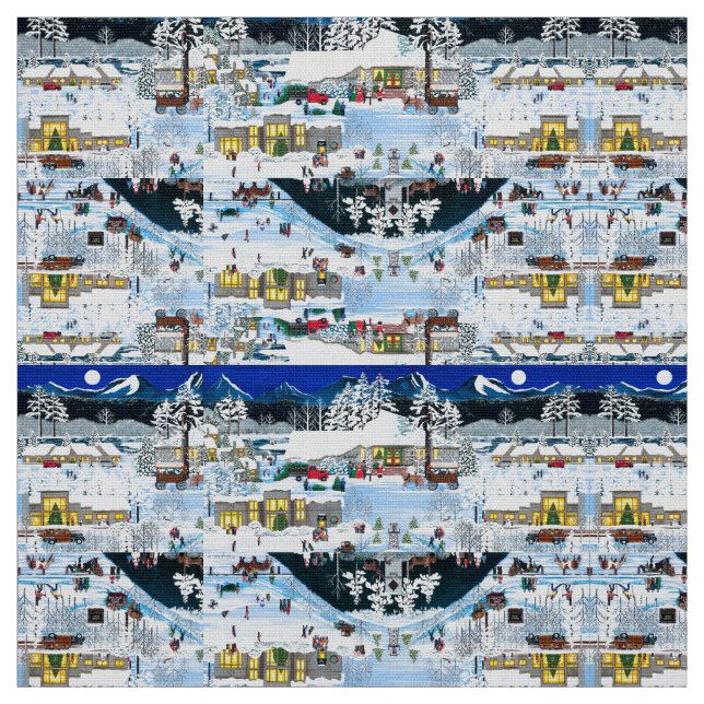 Black Butte Ranch Weihnachtsstoff Stoff (Muster)