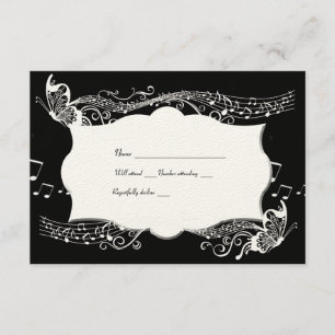 Black Butterfly Music Fidelity uAwg RSVP Karte