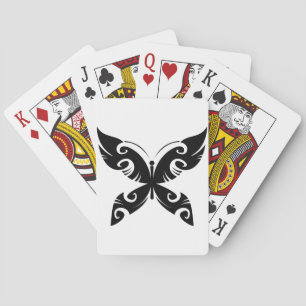 Black Butterfly Playing Cards Spielkarten