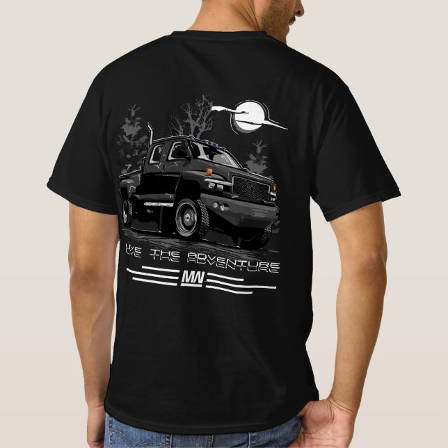 Black C4500 Truck Ironhide Autobot Transformers T-Shirt (Rückseite)