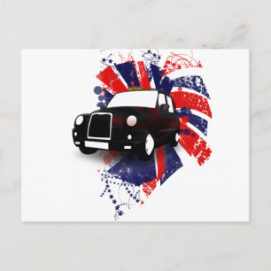 Black Cab Postkarte