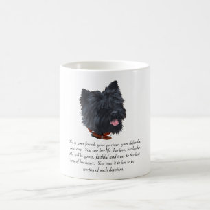 Black Cairn Terrier Keepake - Weiblich Tasse