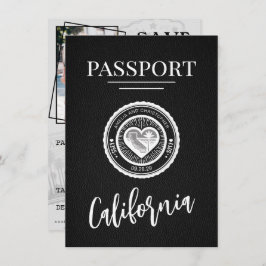 Black California Passport Save the Date