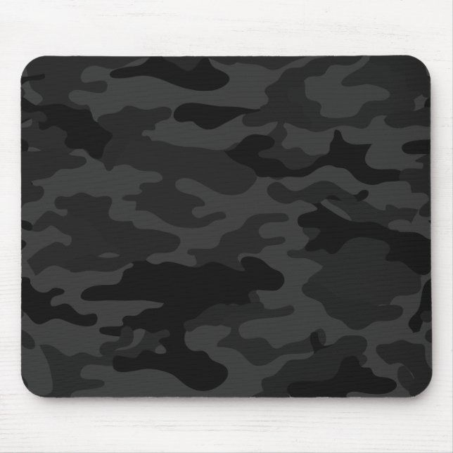 Black Camouflage Mousepad (Vorne)