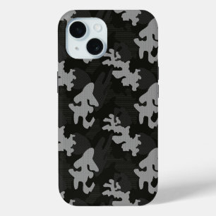 Black Camouflage Pattern Case-Mate iPhone Hülle