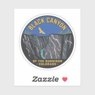 Black Canyon Colorado Reisesticker Aufkleber