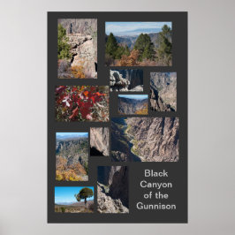 Black Canyon des Gunnison Custom Travel Poster