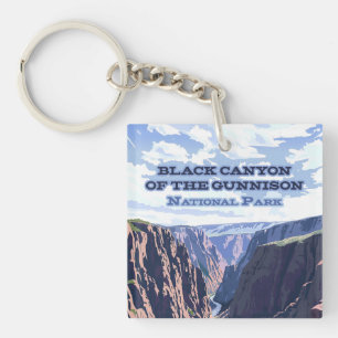 Black Canyon des Gunnison National Park CO Schlüsselanhänger