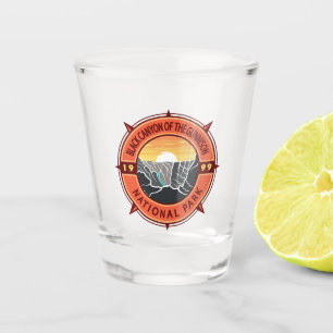 Black Canyon des Gunnison National Park Compass Schnapsglas