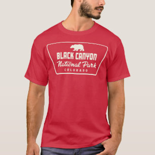 Black Canyon Nationalpark Bären Abzeichen Tan T-Shirt