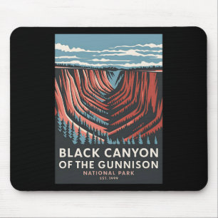 Black Canyon Of The Gunnison Nationalpark Vintage Mousepad