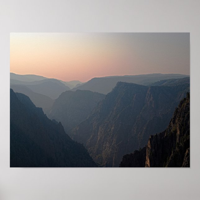Black Canyon Sunrise Poster (Vorne)