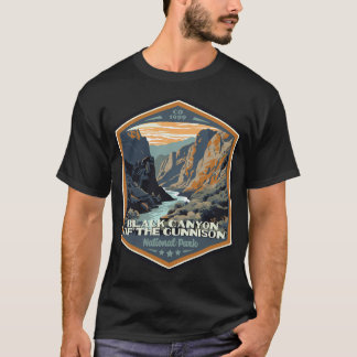Black Canyon The Gunnison National Park Wpa T-Shirt