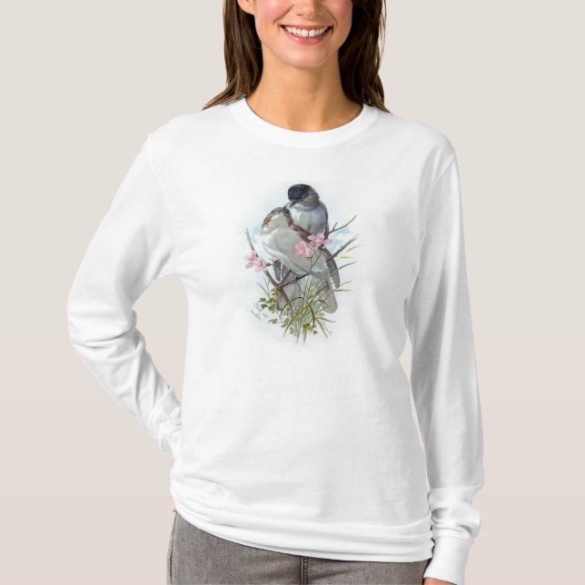 Black Cap Warblers T-Shirt (Vorderseite)