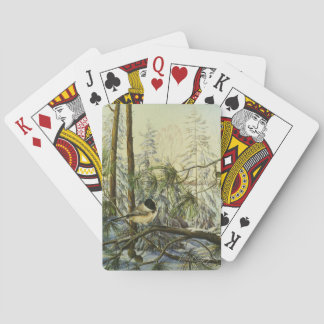 "Black-Capped Chickadee" von Charlie Rapsky Spielkarten