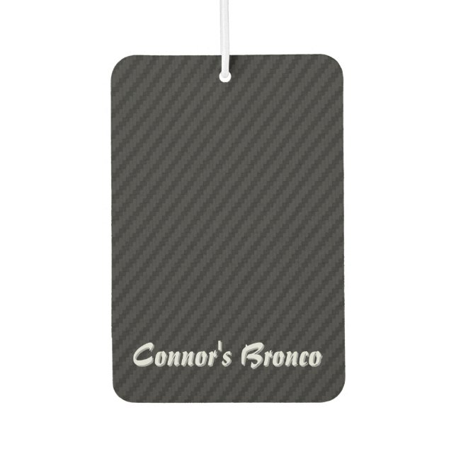 Black Carbon Fiber Style  Autolufterfrischer (Vorderseite)