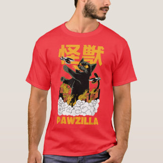 Black Cat Anime Manga Japanisches Comic Fan Funny  T-Shirt