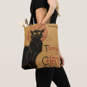 Black Cat Art Nouveau - Totbeutel