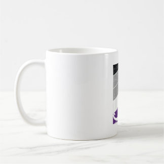 Black Cat Asexual Prix Kitten LGBT-Q Proud Kaffeetasse