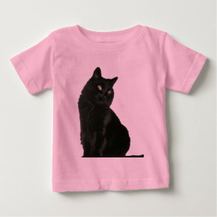 Black Cat Baby Säugling T - Shirt