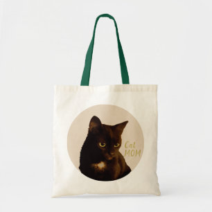 Black Cat Begleiter Boho Stil Tragetasche