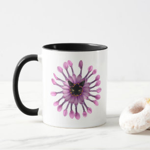 Black Cat Blume Tasse