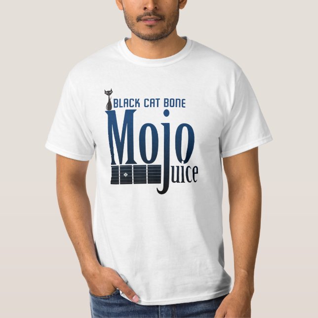 Black Cat Bone Mojo Juice Blues T-Shirt (Vorderseite)