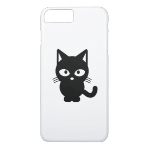 Black Cat Cartoon iPhone 8 Plus/7 Plus Hülle