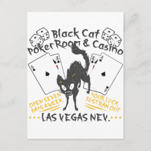 Black Cat Casino Postkarte