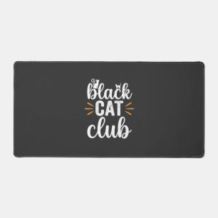 Black Cat Club Halloween-Design Schreibtischunterlage