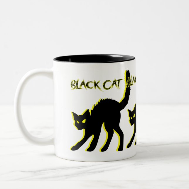 Black Cat Coffee Tasse (Links)