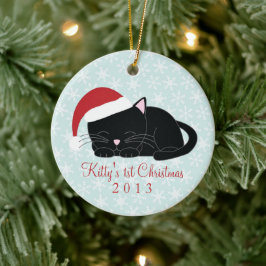 Black Cat Custom Weihnachtsschmuck