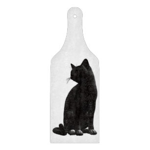 Black Cat Cutting Board Schneidebrett
