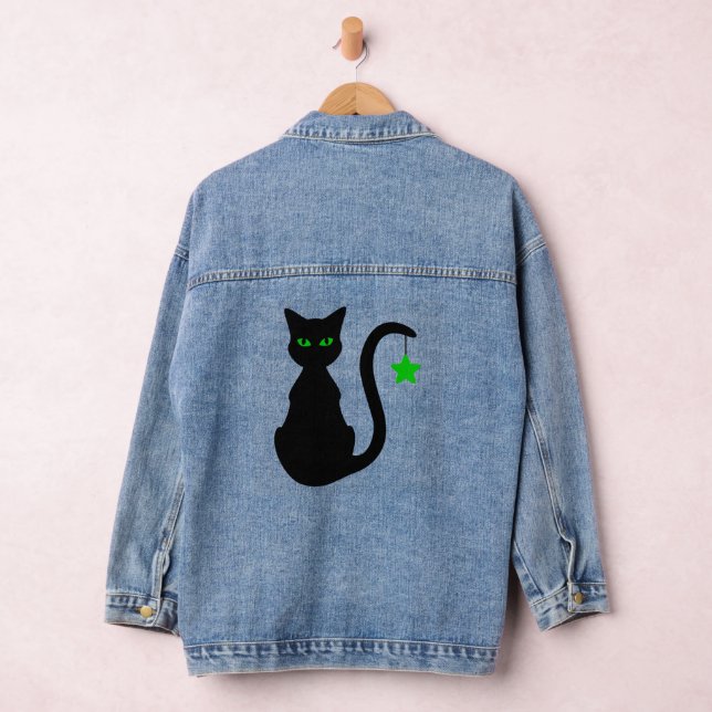 Black Cat Denim Jacket Jeansjacke (Hangar)