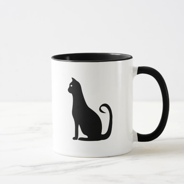 Black Cat Design Tasse (Rechts)