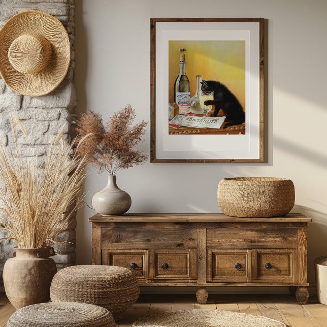 Black Cat Drink Absinthe Poster (Von Creator hochgeladen)