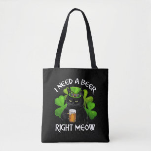 Black Cat Drink Beer St Patricks Day für Irish