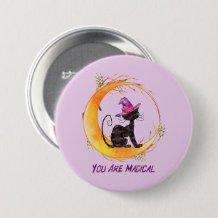 Black Cat - Du bist magisch Button