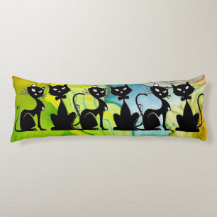 Black Cat Express Body Pillow Seitenschläferkissen