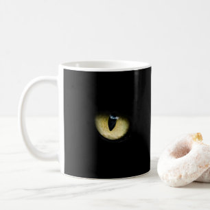 Black Cat Eyes Katzenaugen-Makro Tasse