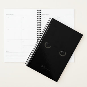 Black Cat Eyes   Sie personalisieren Planer