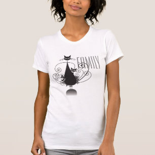 Black Cat Family - T - Shirt 2